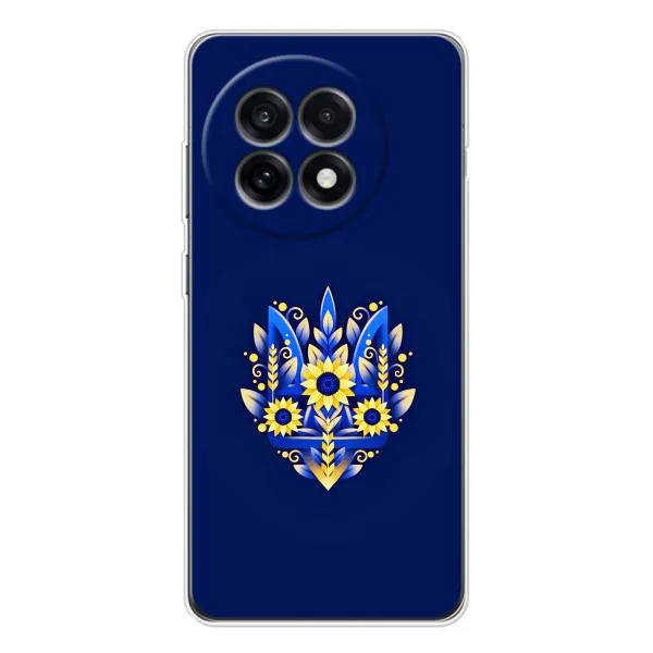 Чехол с принтом «Цветочный Герб» для OnePlus Ace 5