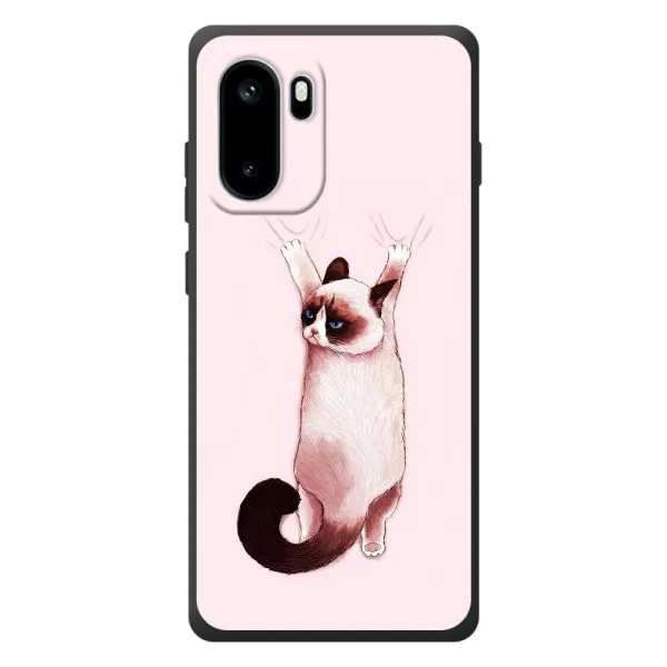 Чехол с принтом «Котик падает» для OnePlus Ace 6