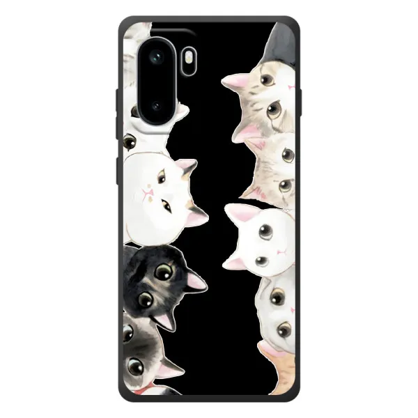 Чехол с принтом «Взгляд котов» для OnePlus Ace 6