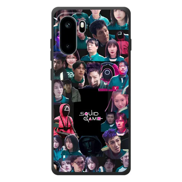 Чехол с принтом «Коллаж Игра кальмара» для OnePlus Ace 6