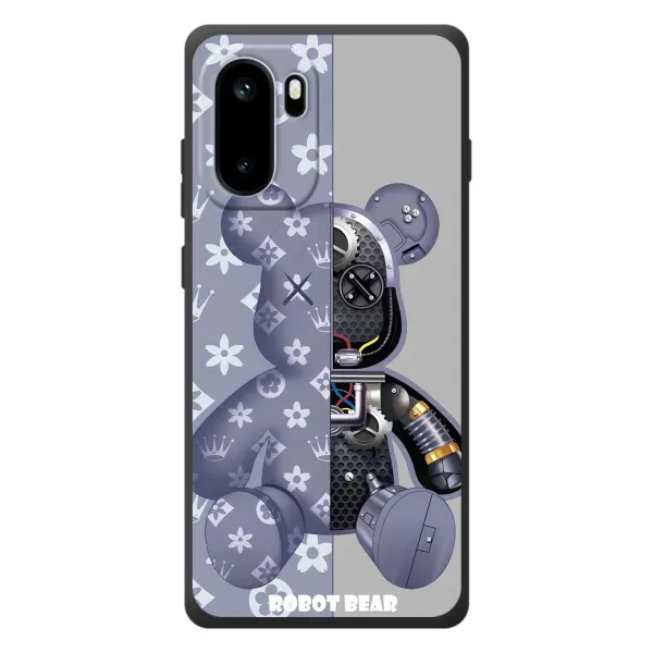 Чехол с принтом «Робот Мишка» для OnePlus Ace 6