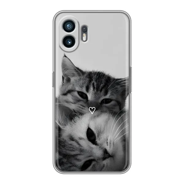 Чехол с принтом «Пара котов» для OnePlus Ace 6T Чехол с принтом «Пара котов» для OnePlus Ace 6T