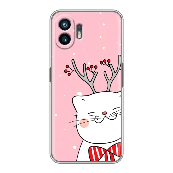 Чехол с принтом «Зимний кот» для OnePlus Ace 6T Чехол с принтом «Зимний кот» для OnePlus Ace 6T