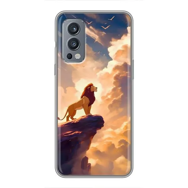 Чехол с принтом «Симба на скале» для OnePlus Nord 2