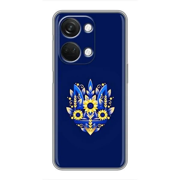 Чохол з принтом «Квітковий Герб» для OnePlus Nord 3 5G Чохол з принтом «Квітковий Герб» для OnePlus Nord 3 5G