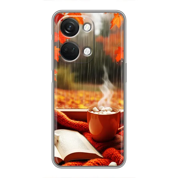Чехол с принтом «Кофе и дождь» для OnePlus Nord 3 5G