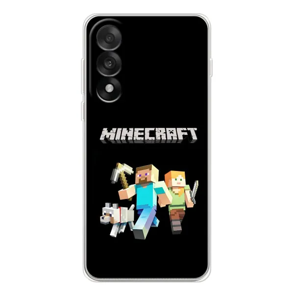Чехол с принтом «герои Minecraft» для OnePlus Nord 5