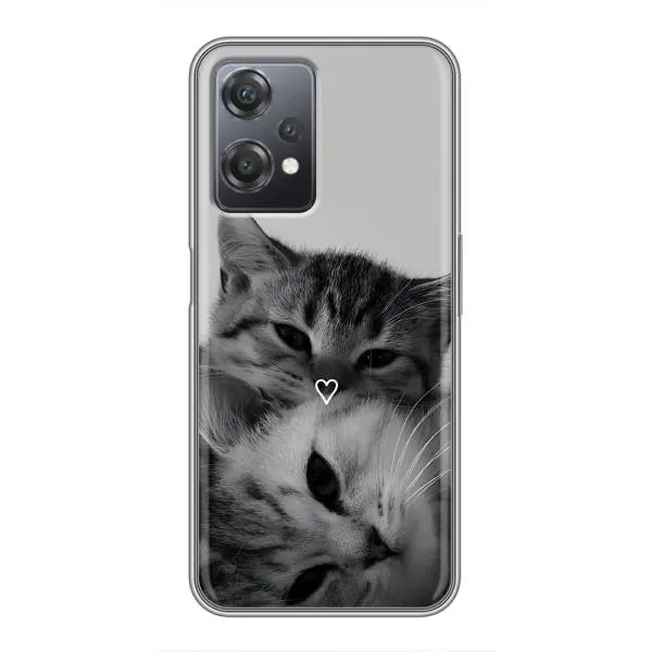 Чехол с принтом «Пара котов» для OnePlus Nord CE 2 (5G) (IV2201)
