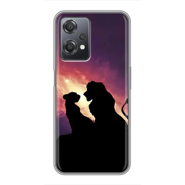 Чехол с принтом «Силуэт Симба и Налу» для OnePlus Nord CE 2 (5G) (IV2201)