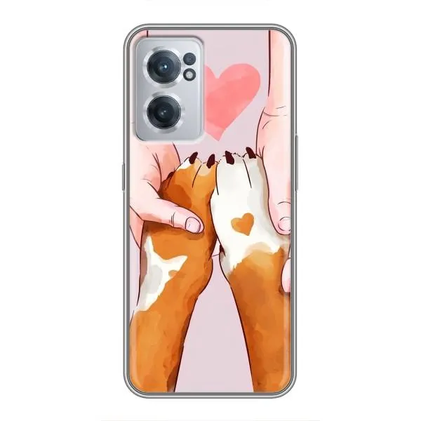 Чехол с принтом «Любовь к собакам» для OnePlus Nord CE 2 Lite 5G