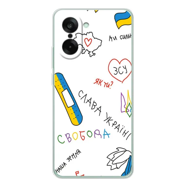 Чохол з принтом «Стикер» для OnePlus Nord CE 5