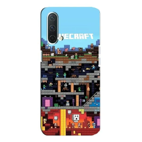 Чехол с принтом «фон Minecraft» для OnePlus Nord CE 5G