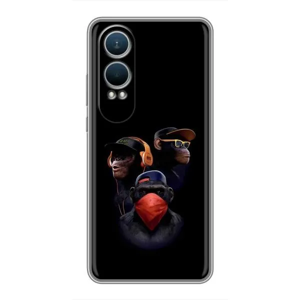 Чехол с принтом «Три обезьяны» для OnePlus Nord CE4 Lite