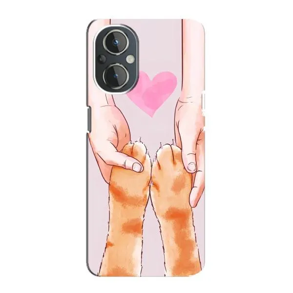 Чехол с принтом «Любовь к котикам» для OnePlus Nord N20 Чехол с принтом «Любовь к котикам» для OnePlus Nord N20