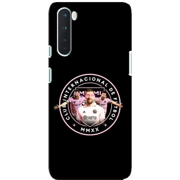 Чехол с принтом «Месси в лого» для OnePlus Nord