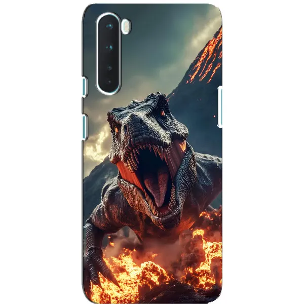 Чехол с принтом «Огненный динозавр» для OnePlus Nord Чехол с принтом «Огненный динозавр» для OnePlus Nord