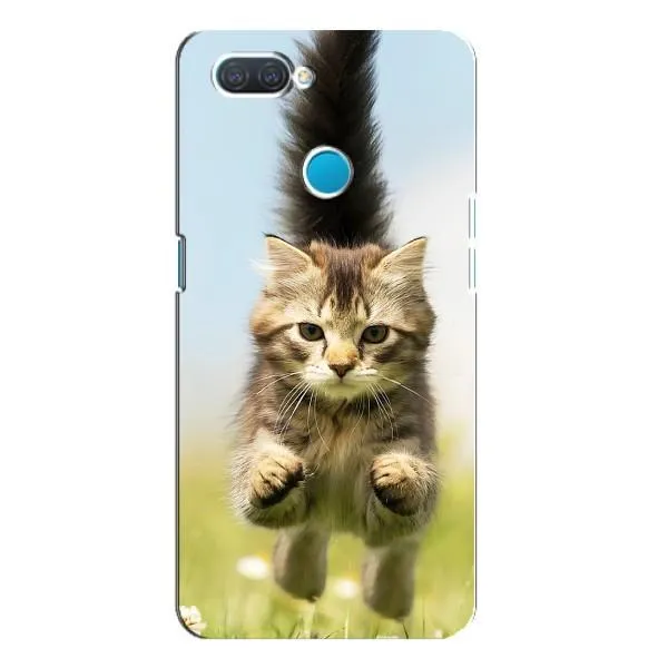 Чехол с принтом «Прыжок кота» для OPPO A12