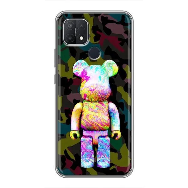 Чехол с принтом «Яркий Bearbrick» для OPPO A15 Чехол с принтом «Яркий Bearbrick» для OPPO A15
