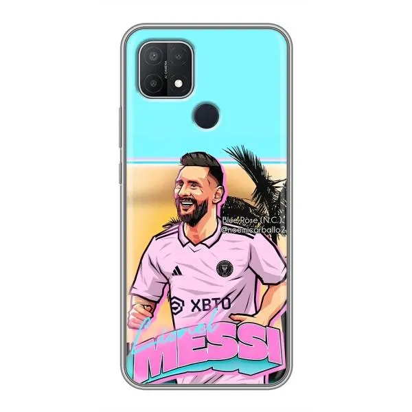 Чехол с принтом «Майами Месси» для OPPO A15 Чехол с принтом «Майами Месси» для OPPO A15