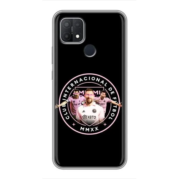 Чехол с принтом «Месси в лого» для OPPO A15 Чехол с принтом «Месси в лого» для OPPO A15