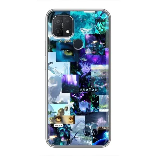 Чехол с принтом «коллаж Аватар» для OPPO A15