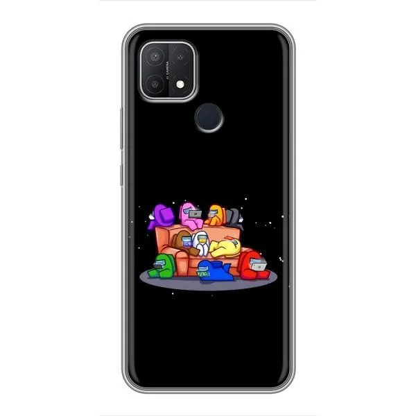 Чехол с принтом «Амонг-ас» для OPPO A15 Чехол с принтом «Амонг-ас» для OPPO A15