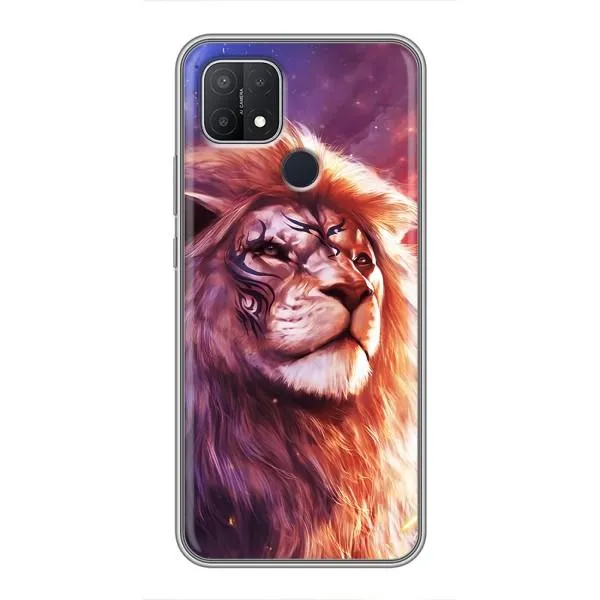 Чехол с принтом «Красочный Лев» для OPPO A15 Чехол с принтом «Красочный Лев» для OPPO A15