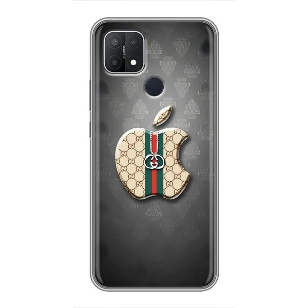 Чехол с принтом «Apple gucci» для OPPO A15s