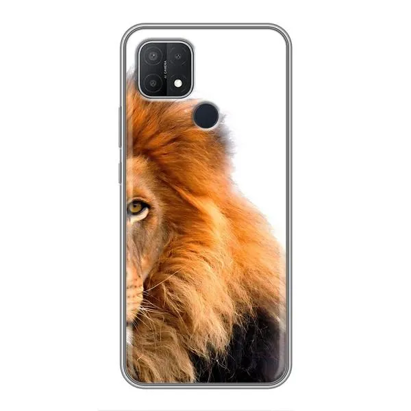 Чехол с принтом «Лев грива» для OPPO A15s