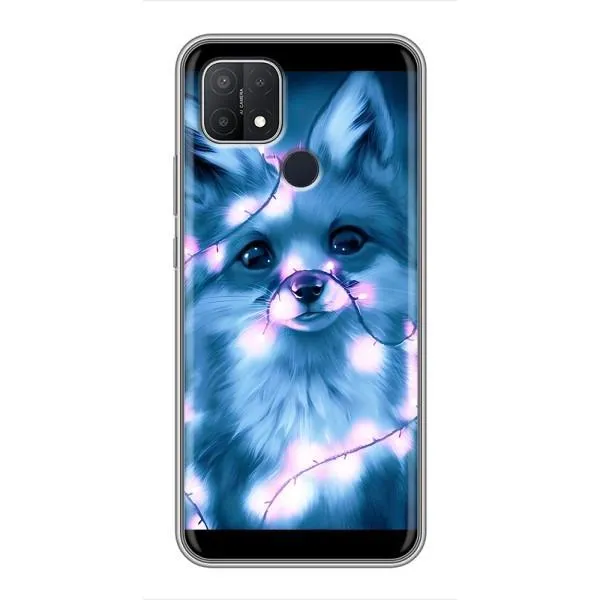 Чехол с принтом «Яркая лисичка» для OPPO A15s