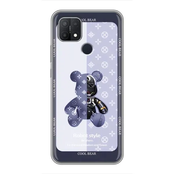 Чехол с принтом «Медвежонок LV» для OPPO A15s