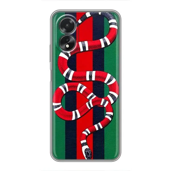 Чехол с принтом «Gucci змия» для OPPO A17
