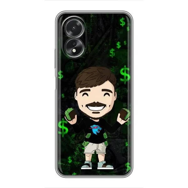 Чехол с принтом «Блогер Beast» для OPPO A17 Чехол с принтом «Блогер Beast» для OPPO A17