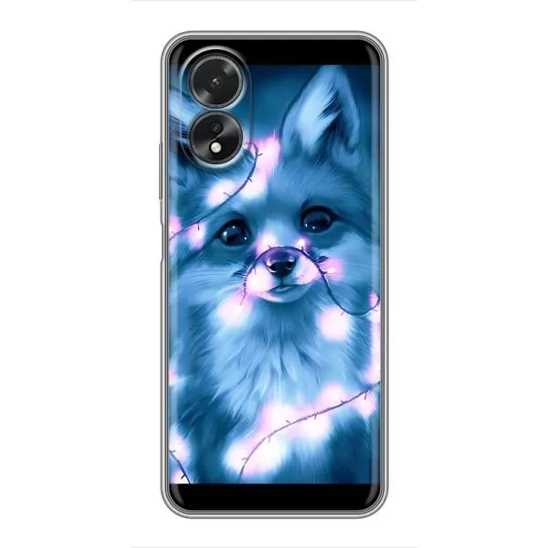 Чехол с принтом «Яркая лисичка» для OPPO A17