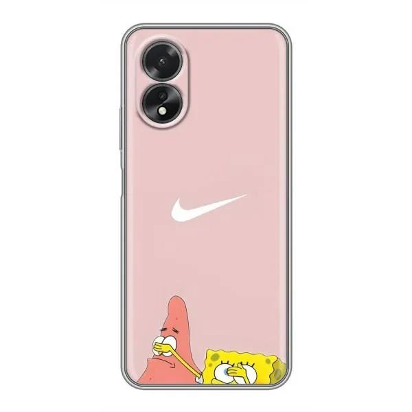 Чехол с принтом «Патрик и Губка» для OPPO A17