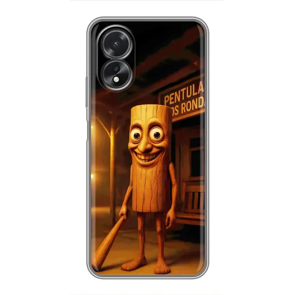 Чехол с принтом «Тунг тунг сахур» для OPPO A17 Чехол с принтом «Тунг тунг сахур» для OPPO A17