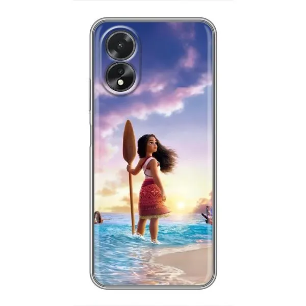 Чехол с принтом «Моана с веслом» для OPPO A17 Чехол с принтом «Моана с веслом» для OPPO A17