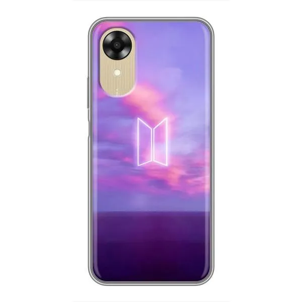 Чехол с принтом «BTS логотип» для OPPO A17k