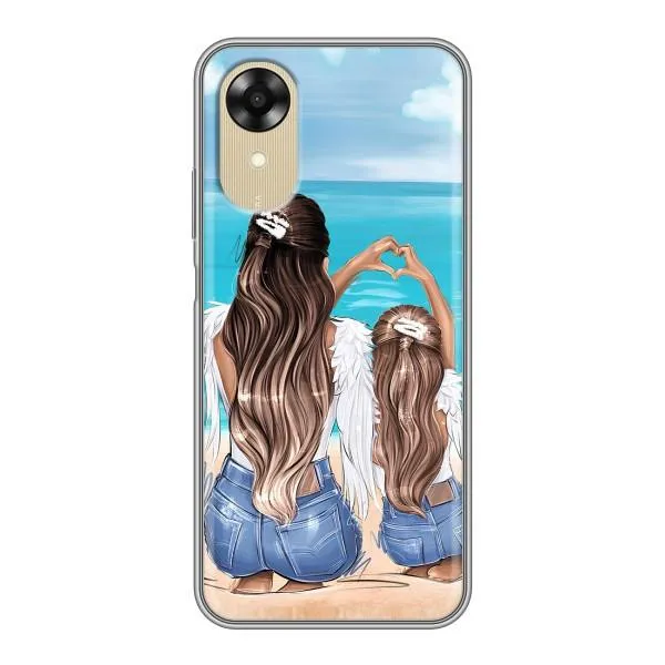 Чехол с принтом «Мама с доченькой» для OPPO A17k