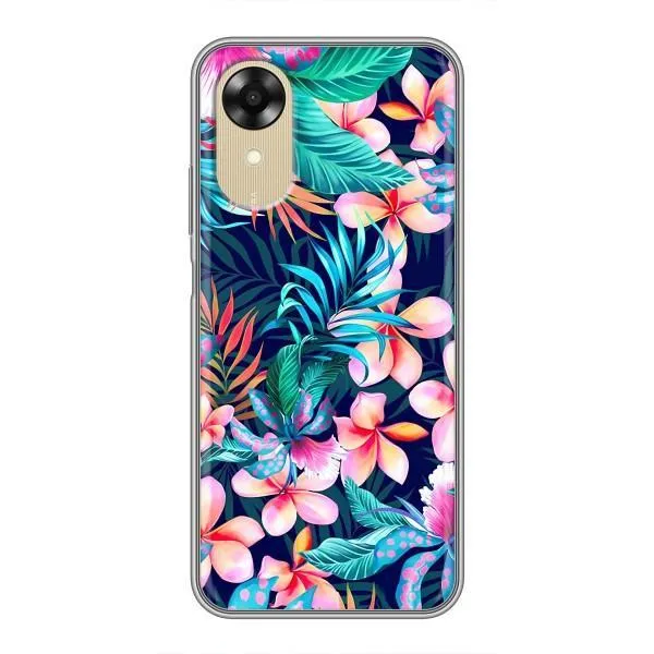 Чехол с принтом «Красочные цветы» для OPPO A17k