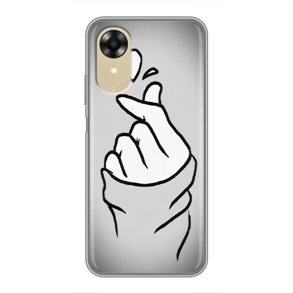 Чехол с принтом «Значок Love» для OPPO A17k