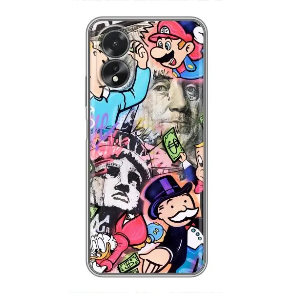 Чехол с принтом «Monopoly man» для OPPO A18 Чехол с принтом «Monopoly man» для OPPO A18