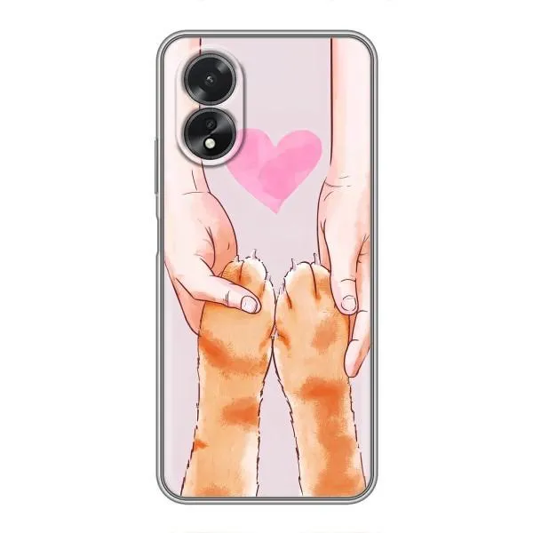 Чехол с принтом «Любовь к котикам» для OPPO A18 Чехол с принтом «Любовь к котикам» для OPPO A18