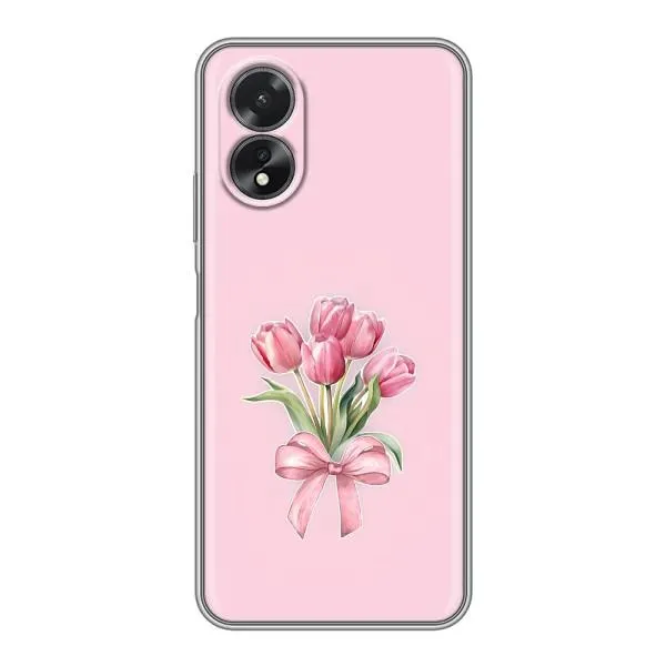 Чехол с принтом «Букет цветов» для OPPO A18