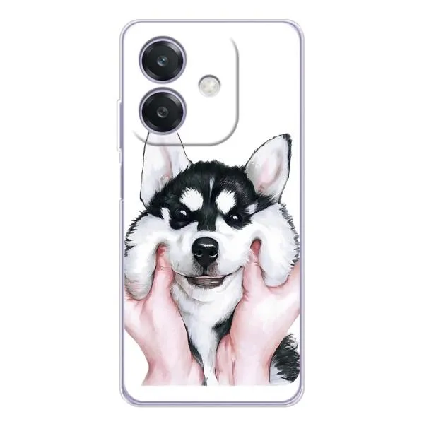 Чехол с принтом «Довольный Хаски» для OPPO A3