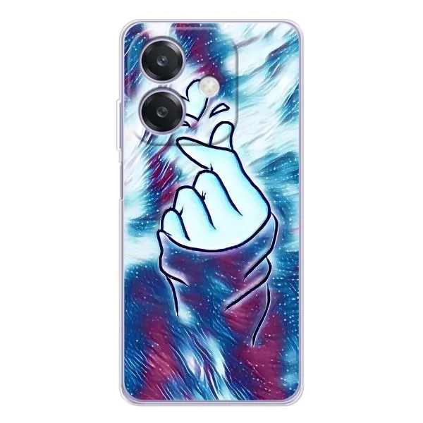 Чехол с принтом «Радужное сердце» для OPPO A3