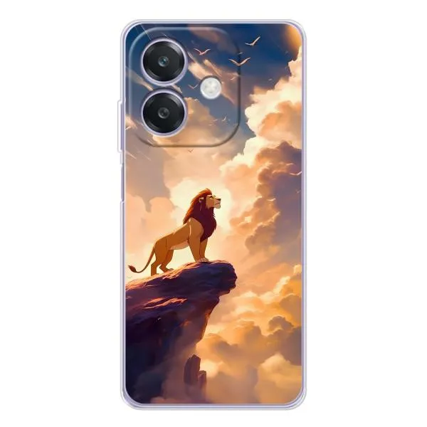 Чехол с принтом «Симба на скале» для OPPO A3