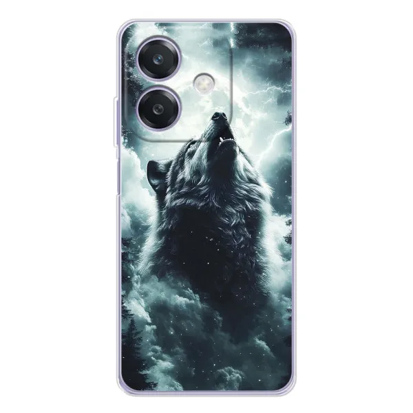 Чехол с принтом «Волк в облаках» для OPPO A3 Чехол с принтом «Волк в облаках» для OPPO A3