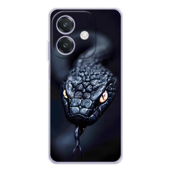 Чехол с принтом «Черная змея» для OPPO A3 Чехол с принтом «Черная змея» для OPPO A3