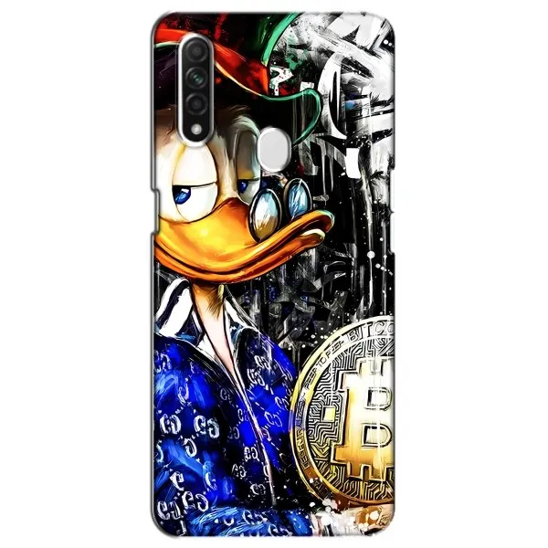 Чехол с принтом «Биткойн Скрудж» для OPPO A31